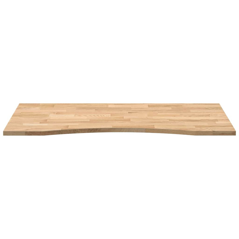 vidaXL tömör tölgyfa téglalap alakú asztallap kezeletlen 120x50x2,5 cm