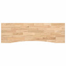 vidaXL tömör tölgyfa téglalap alakú asztallap kezeletlen 160x50x2,5 cm