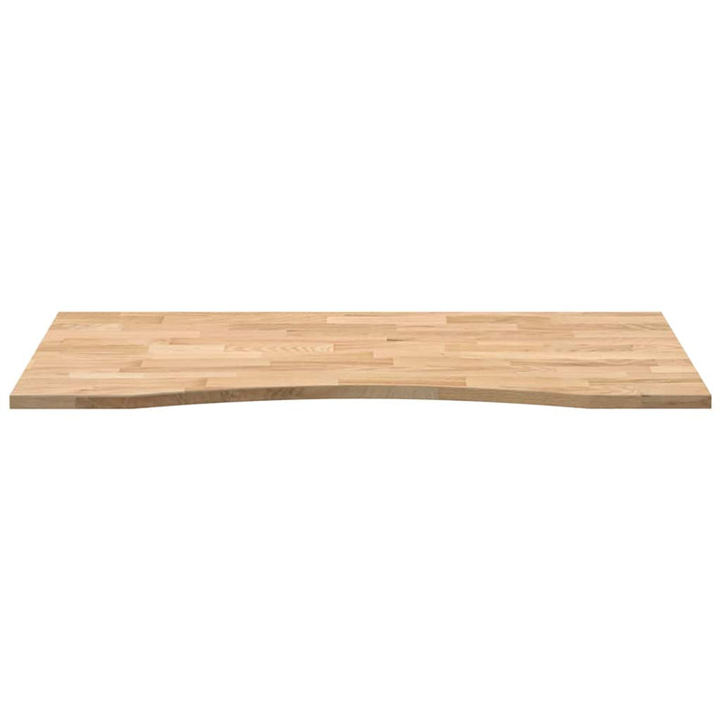 vidaXL tömör tölgyfa téglalap alakú asztallap kezeletlen 120x60x2,5 cm