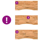 vidaXL íróasztal világosbarna tömör fa tölgyfa téglalap alakú