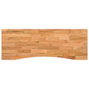 vidaXL világosbarna tömör fa tölgyfa téglalap alakú íróasztallap
