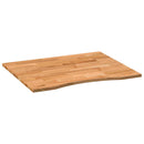 vidaXL világosbarna tömör fa tölgyfa téglalap alakú íróasztallap