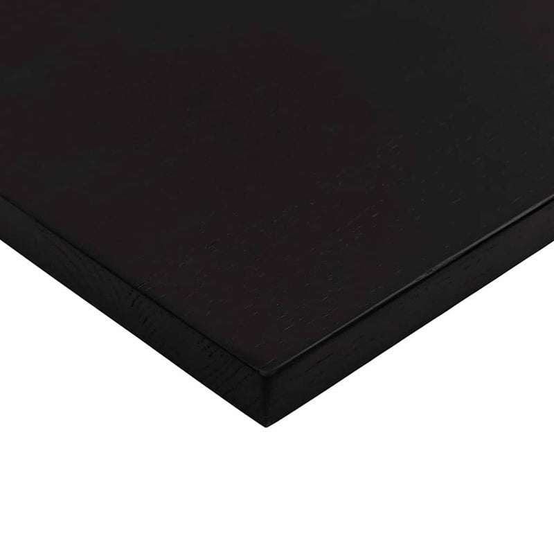 vidaXL sötétbarna tömör fa tölgyfa téglalap alakú íróasztallap