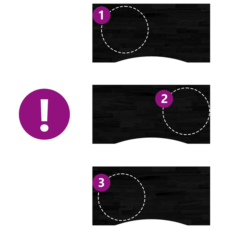 vidaXL sötétbarna tömör fa tölgyfa téglalap alakú íróasztallap