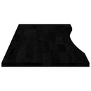 vidaXL sötétbarna tömör fa tölgyfa téglalap alakú íróasztallap