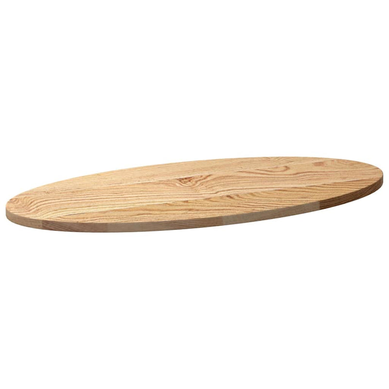 vidaXL tömör akácfa ovális alakú asztallap 80 x 40 x 2 cm