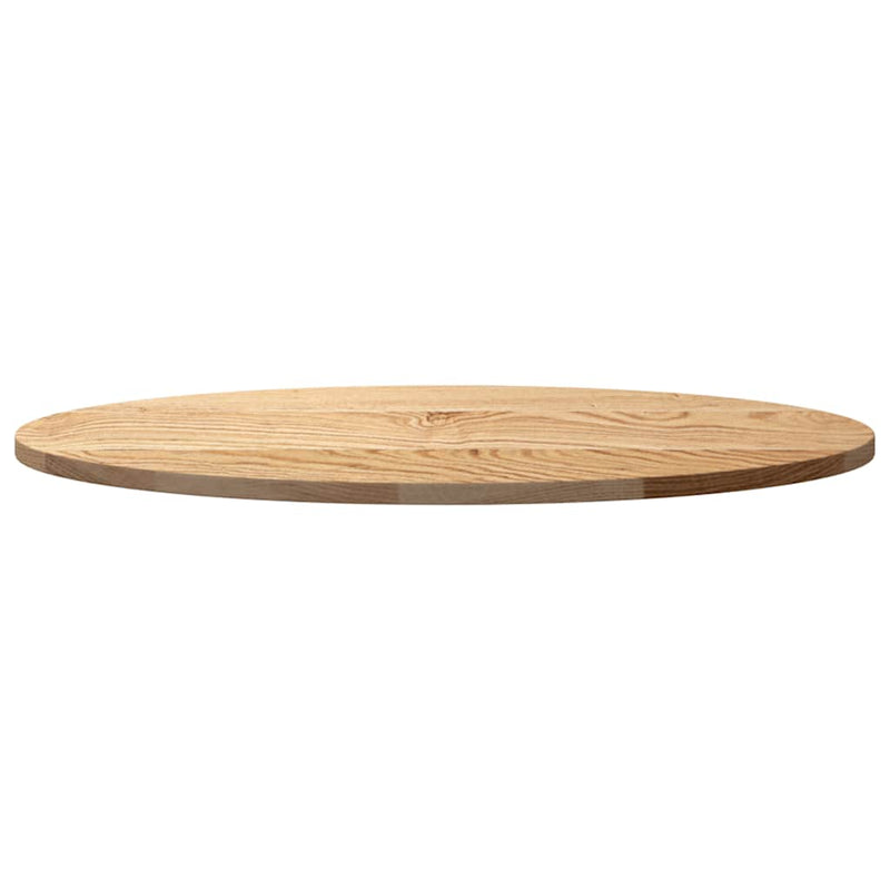 vidaXL tömör akácfa ovális alakú asztallap 80 x 40 x 2 cm