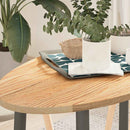 vidaXL tömör akácfa ovális alakú asztallap 100 x 50 x 2 cm
