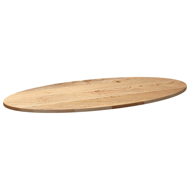 vidaXL tömör akácfa ovális alakú asztallap 120 x 60 x 2 cm