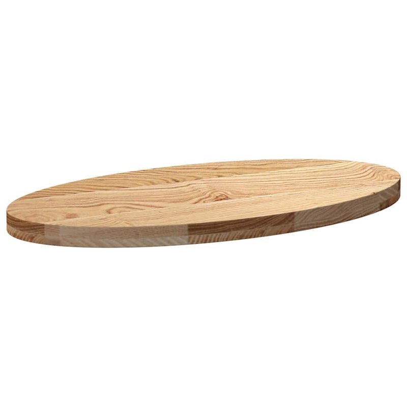 vidaXL tömör akácfa ovális alakú asztallap 80 x 40 x 4 cm