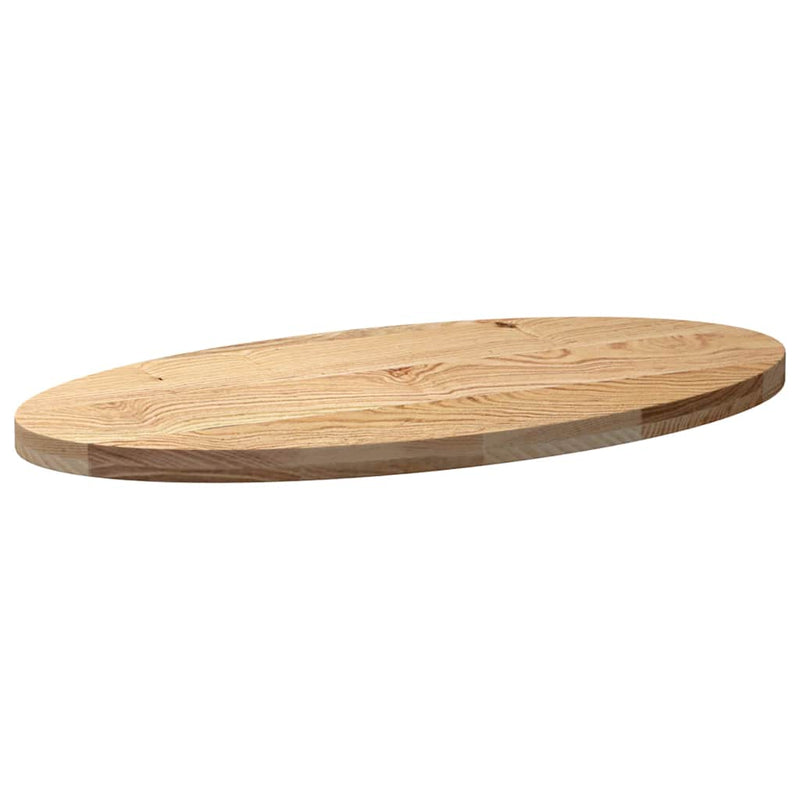 vidaXL tömör akácfa ovális alakú asztallap 100 x 50 x 4 cm