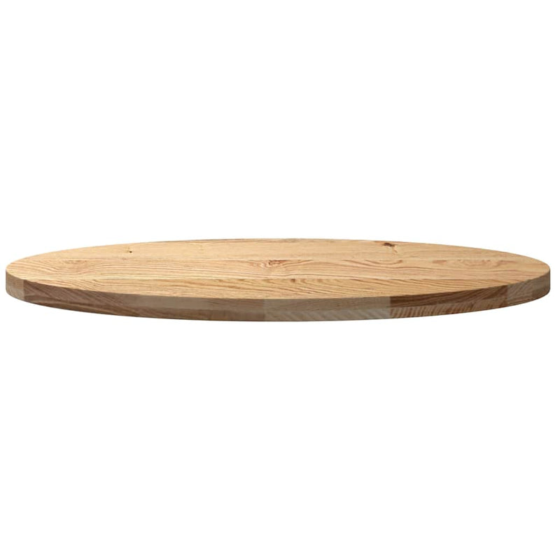 vidaXL tömör akácfa ovális alakú asztallap 100 x 50 x 4 cm