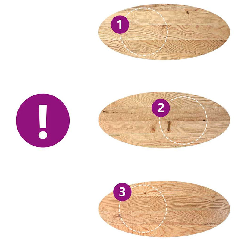 vidaXL tömör akácfa ovális alakú asztallap 140 x 60 x 4 cm