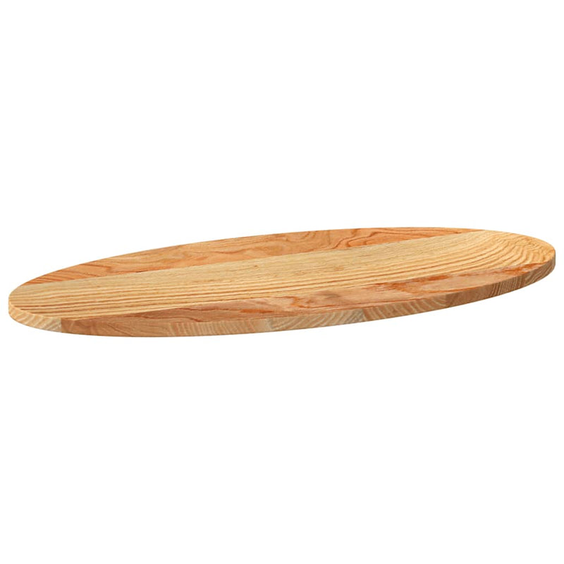 vidaXL világosbarna tömör akácfa ovális alakú asztallap 80 x 40 x 2 cm