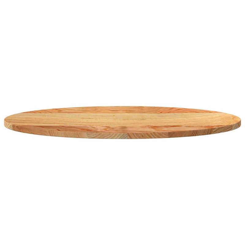vidaXL világosbarna tömör akácfa ovális alakú asztallap 80 x 40 x 2 cm