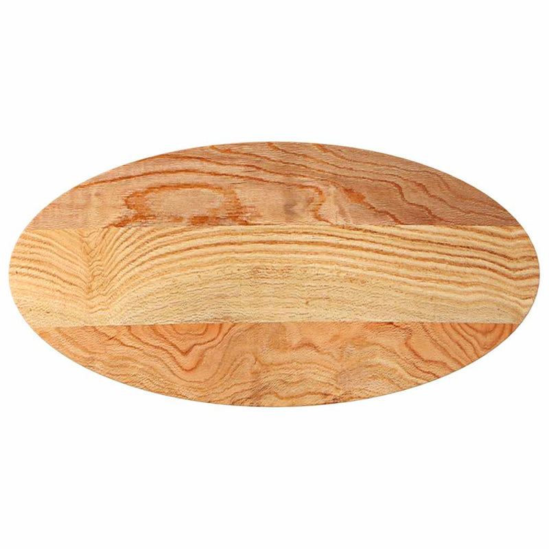 vidaXL világosbarna tömör akácfa ovális alakú asztallap 100x50x2 cm