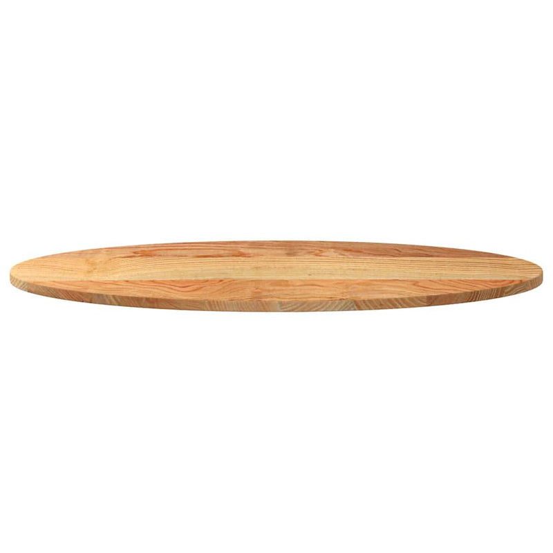vidaXL világosbarna tömör akácfa ovális alakú asztallap 100x50x2 cm