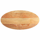 vidaXL világosbarna tömör akácfa ovális alakú asztallap 120x60x2 cm