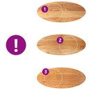 vidaXL világosbarna tömör akácfa ovális alakú asztallap 140x60x2 cm