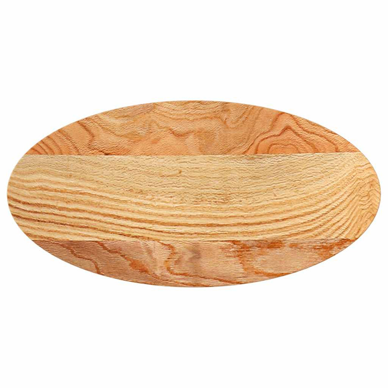 vidaXL világosbarna tömör akácfa ovális alakú asztallap 80 x 40 x 4 cm