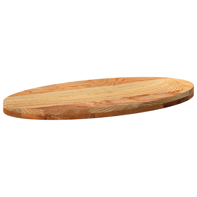 vidaXL világosbarna tömör akácfa ovális alakú asztallap 80 x 40 x 4 cm