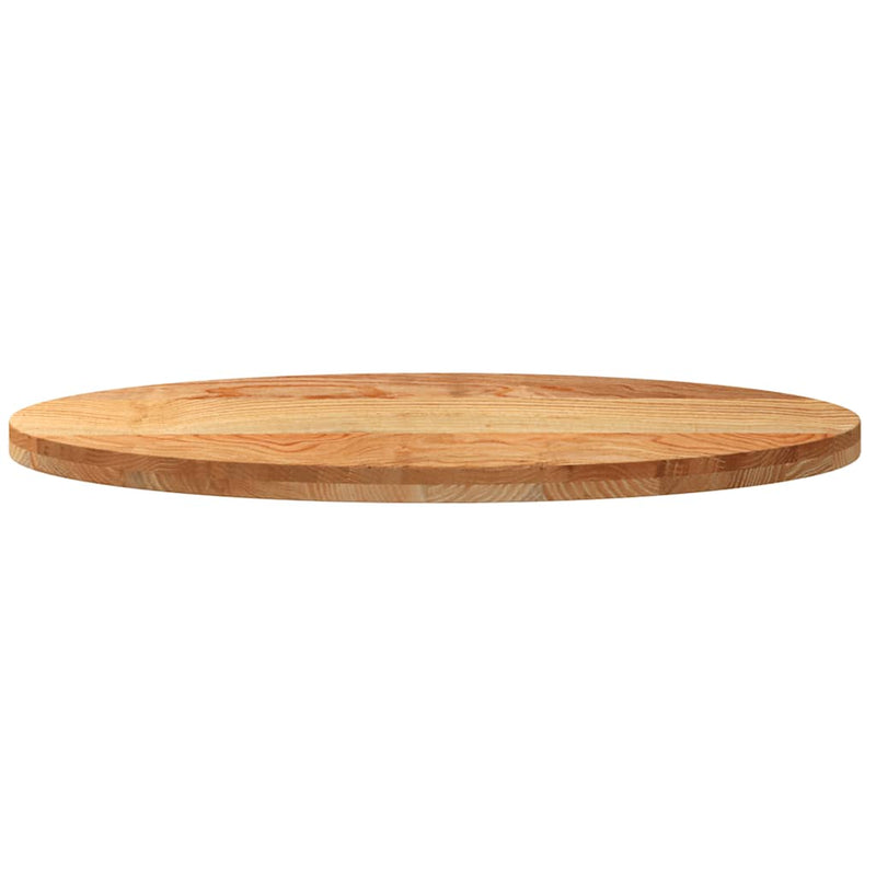 vidaXL világosbarna tömör akácfa ovális alakú asztallap 100x50x4 cm