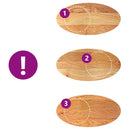 vidaXL világosbarna tömör akácfa ovális alakú asztallap 100x50x4 cm