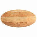 vidaXL világosbarna tömör akácfa ovális alakú asztallap 120x60x4 cm