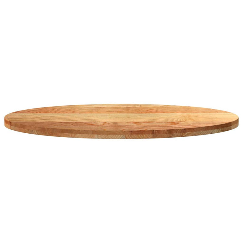 vidaXL világosbarna tömör akácfa ovális alakú asztallap 120x60x4 cm