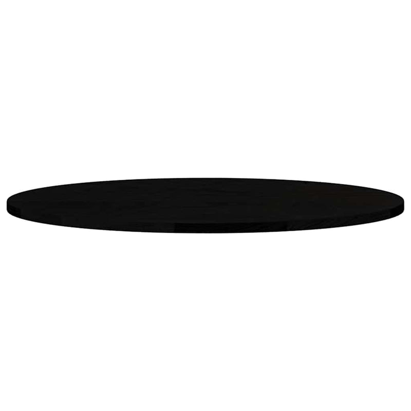vidaXL sötétbarna tömör akácfa ovális alakú asztallap 80 x 40 x 2 cm