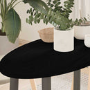 vidaXL sötétbarna tömör akácfa ovális alakú asztallap 80 x 40 x 2 cm