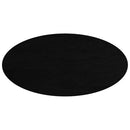 vidaXL sötétbarna tömör akácfa ovális alakú asztallap 120 x 60 x 2 cm