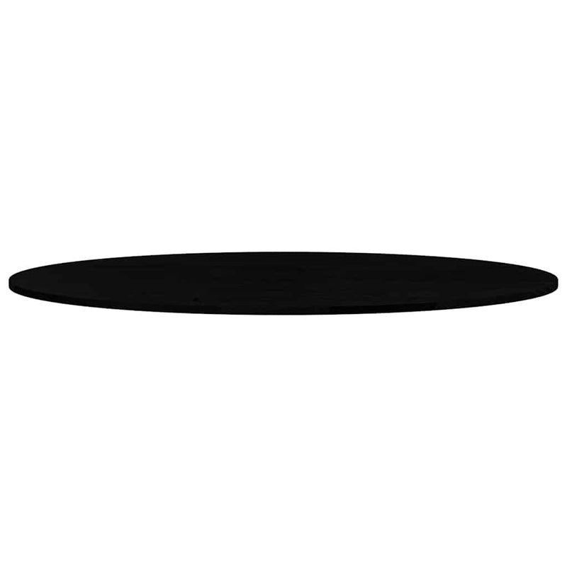 vidaXL sötétbarna tömör akácfa ovális alakú asztallap 140 x 60 x 2 cm