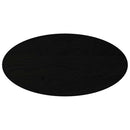 vidaXL sötétbarna tömör akácfa ovális alakú asztallap 100 x 50 x 4 cm