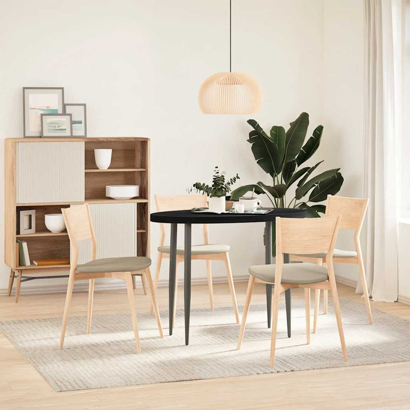 vidaXL sötétbarna tömör akácfa ovális alakú asztallap 100 x 50 x 4 cm