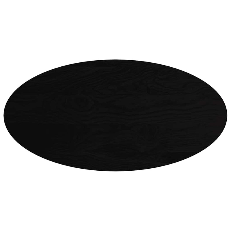 vidaXL sötétbarna tömör akácfa ovális alakú asztallap 120 x 60 x 4 cm