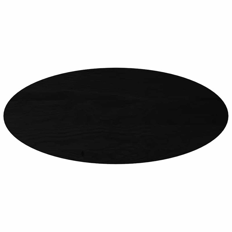 vidaXL sötétbarna tömör akácfa ovális alakú asztallap 140 x 60 x 4 cm