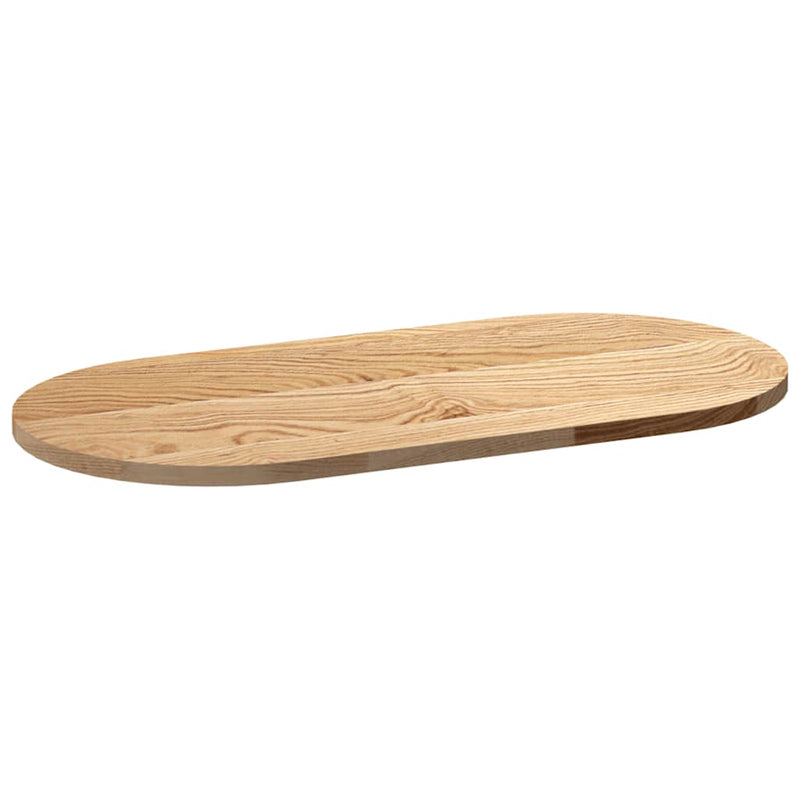 vidaXL tömör akácfa ovális alakú asztallap 80 x 40 x 2 cm