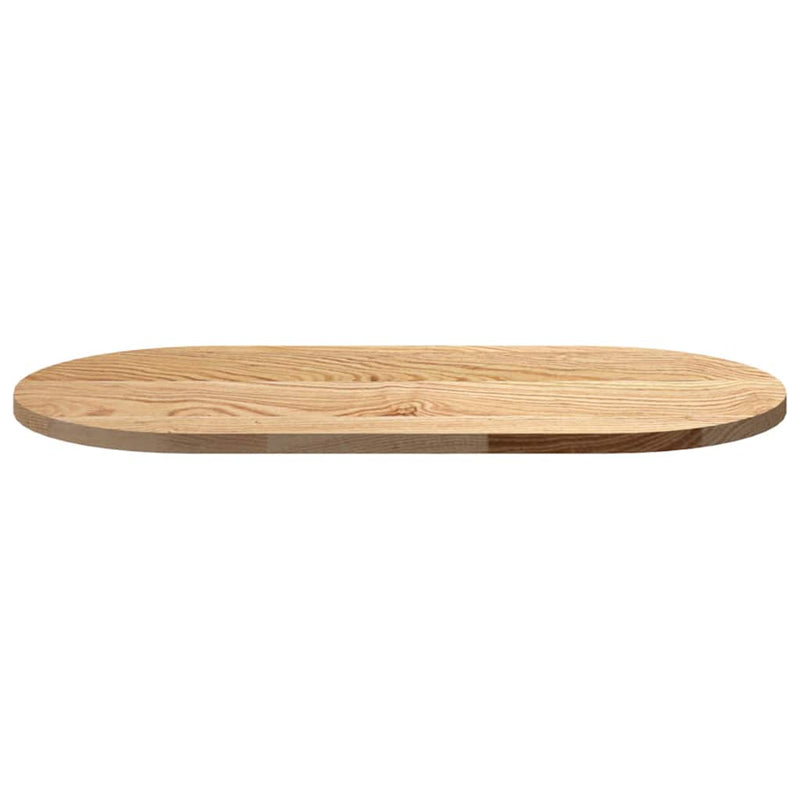 vidaXL tömör akácfa ovális alakú asztallap 80 x 40 x 2 cm