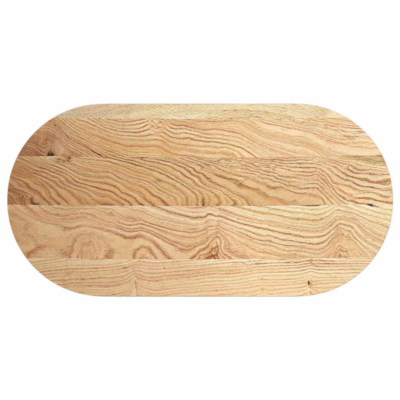 vidaXL tömör akácfa ovális alakú asztallap 120 x 60 x 2 cm