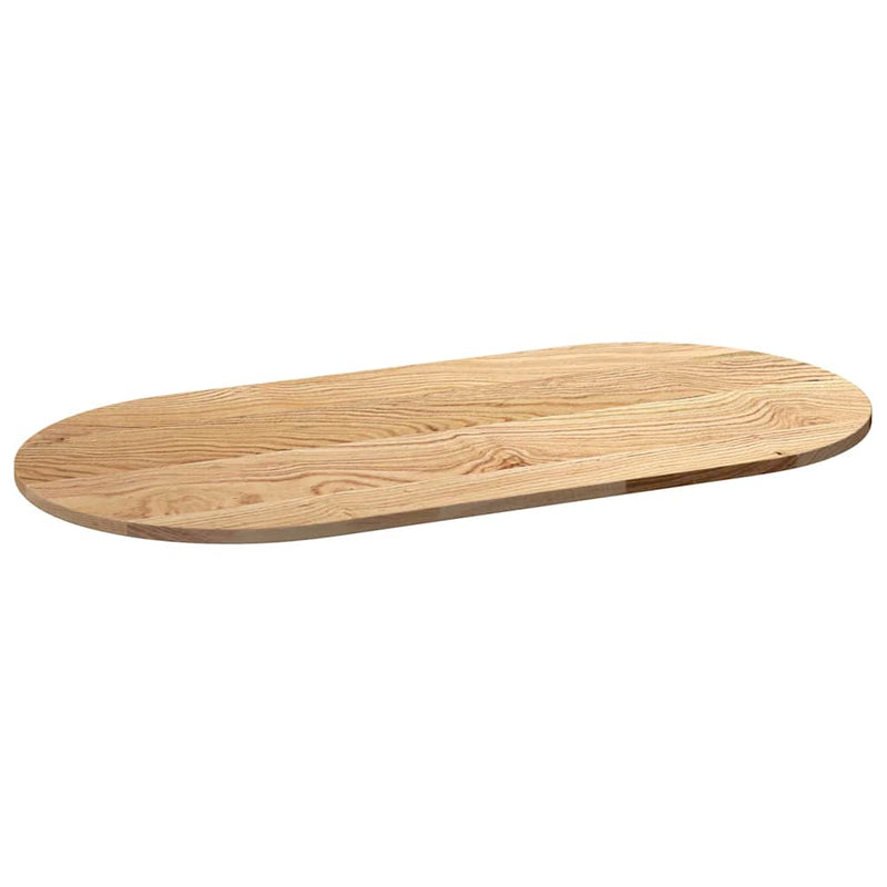 vidaXL tömör akácfa ovális alakú asztallap 120 x 60 x 2 cm