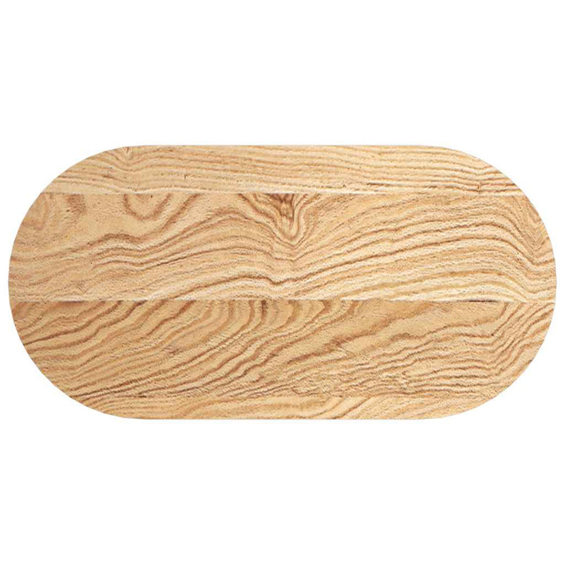vidaXL tömör akácfa ovális alakú asztallap 80 x 40 x 4 cm