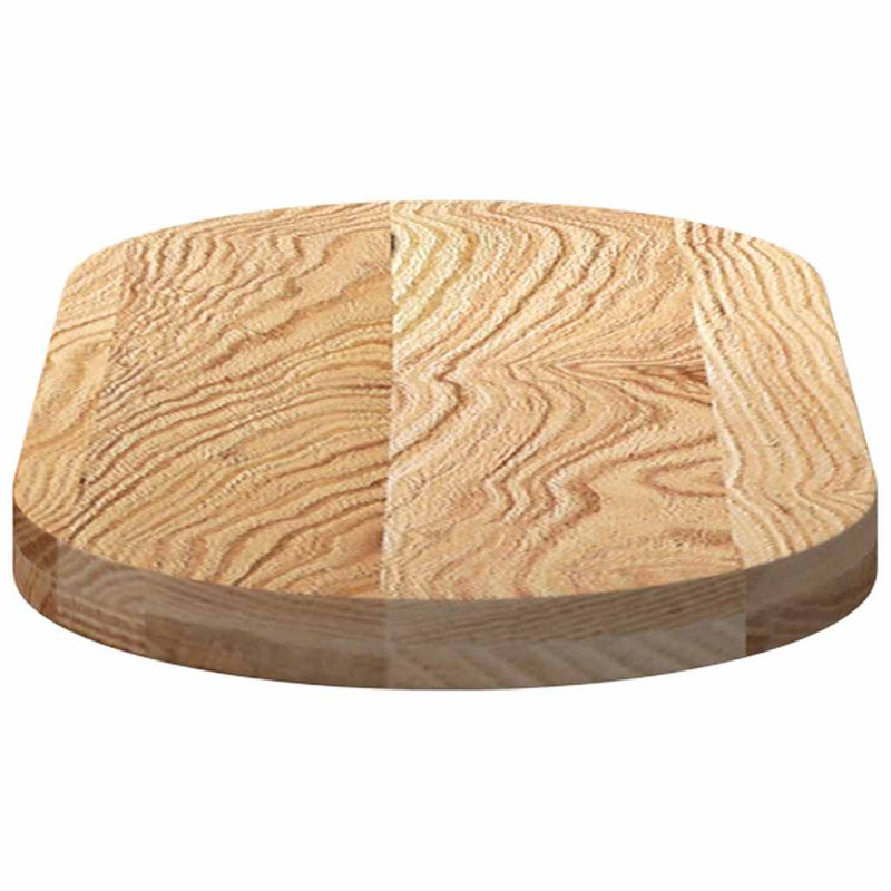 vidaXL tömör akácfa ovális alakú asztallap 80 x 40 x 4 cm