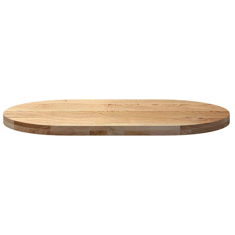 vidaXL tömör akácfa ovális alakú asztallap 100 x 50 x 4 cm