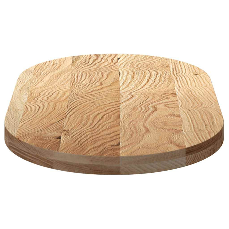 vidaXL tömör akácfa ovális alakú asztallap 100 x 50 x 4 cm