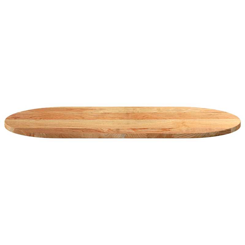 vidaXL világosbarna tömör akácfa ovális alakú asztallap 100x50x2 cm