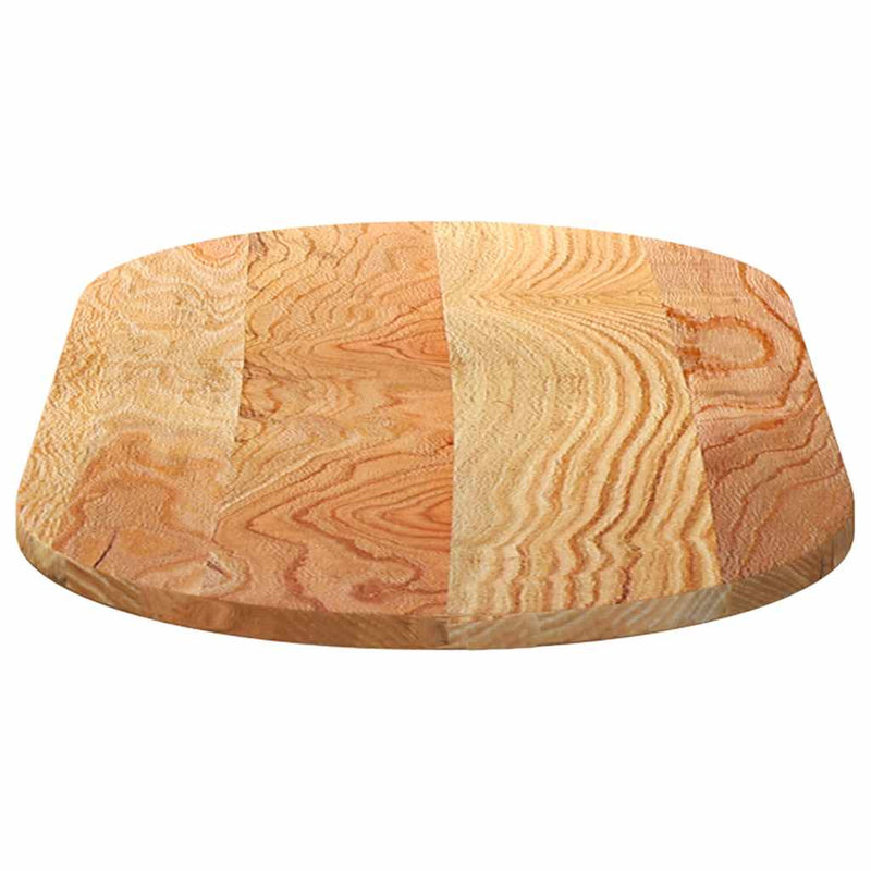 vidaXL világosbarna tömör akácfa ovális alakú asztallap 100x50x2 cm