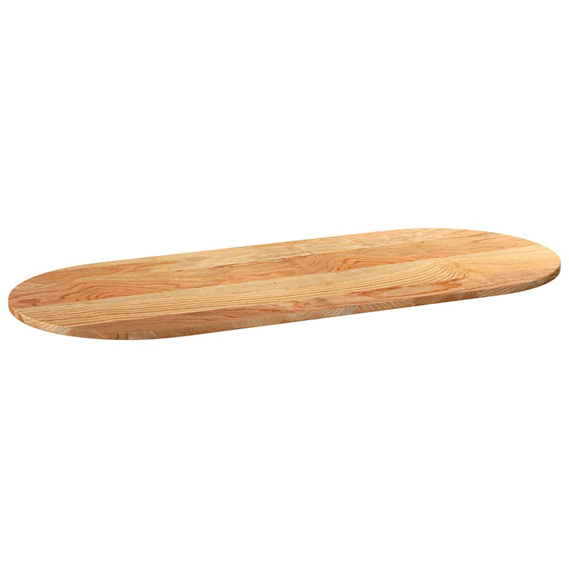 vidaXL világosbarna tömör akácfa ovális alakú asztallap 140x60x2 cm