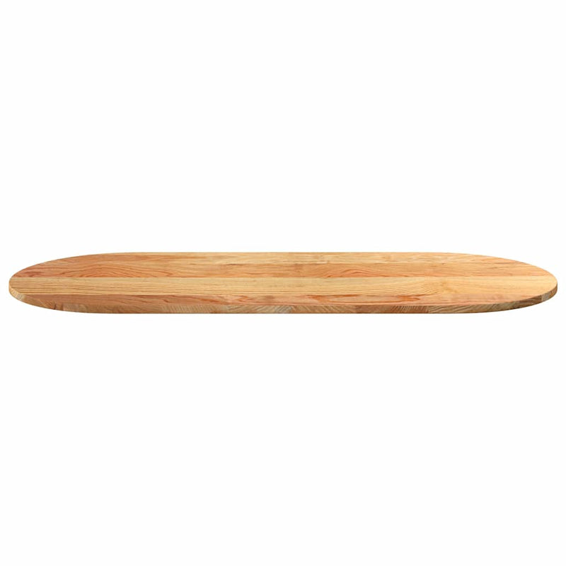 vidaXL világosbarna tömör akácfa ovális alakú asztallap 140x60x2 cm