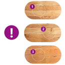 vidaXL világosbarna tömör akácfa ovális alakú asztallap 100x50x4 cm